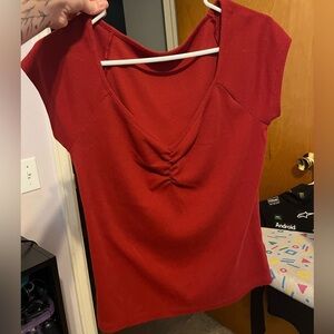 red and black old navy tops